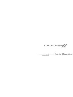 2017 Dodge Grand Caravan Owner's Manual - Mopar