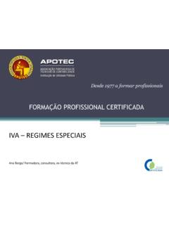 IVA REGIMES ESPECIAIS - APOTEC