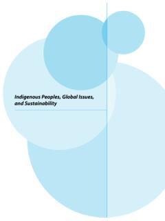 Indigenous Peoples, Global Issues, and Sustainability