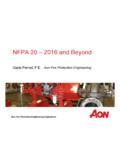 NFPA 20 –2016 and Beyond - Chicago SFPE