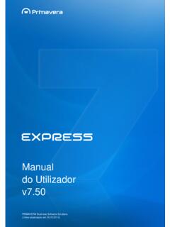Manual do Utilizador v7 - PRIMAVERA BSS