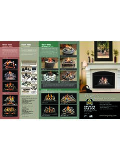 OUTDOOR FIRE PITS - Gas Log Sets
