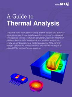 A Guide to Thermal Analysis - FEA for All