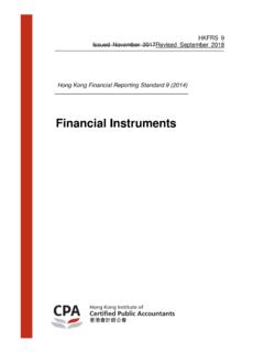 Financial Instruments - Hong Kong Institute of Certified ...