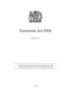 Terrorism Act 2006 - Legislation.gov.uk