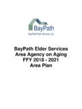 BayPath Elder Services Area Agency on Aging FFY 2018 ...