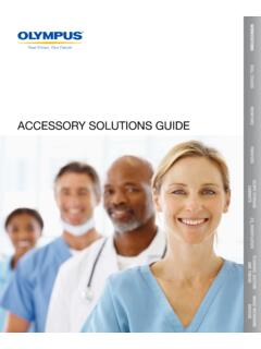 ACCESSORY SOLUTIONS GUIDE - Olympus America
