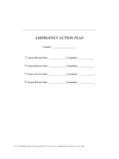 Facility Emergency Action Plan - Oklahoma