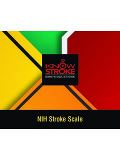 NIH Stroke Scale - National Institute of Neurological ...
