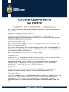 Australian Customs Notice No. 2021/50