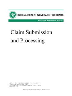 Claim Submission and Processing