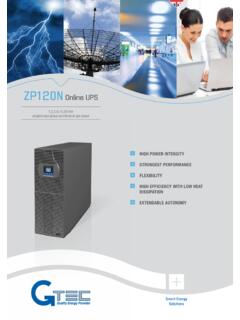 ZP120N Online UPS - Gtec
