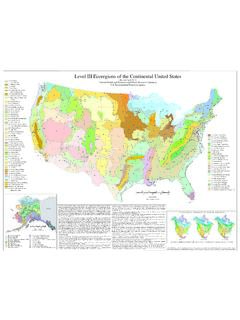 Level III Ecoregions of the Continental United States