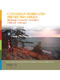 CANADIAN PARKS AND PROTECTED AREAS