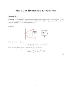 Math 241 Homework 12 Solutions - University of Hawaiʻi
