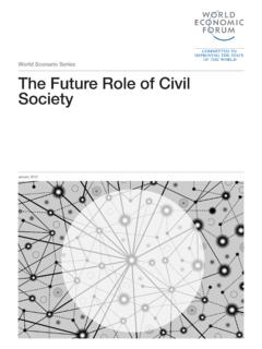World Scenario Series The Future Role of Civil Society