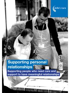 Supporting meaningful relationships - Skills for Care