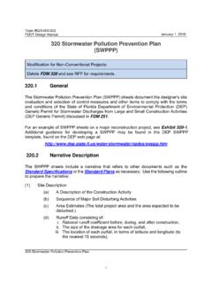 320 Stormwater Pollution Prevention Plan (SWPPP)