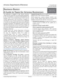 Pub 622 - Business Basics: A Guide to Taxes for Arizona ...