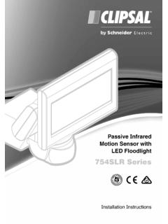Passive Infrared Motion Sensor with LED Floodlight