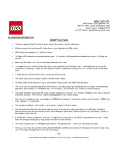LEGO Fun Facts FINAL - Planit Northwest