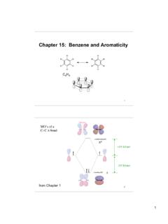 Chapter 15: Benzene and Aromaticity - College of Arts and ...