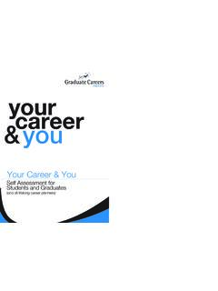 your &amp; you career - Graduate Careers Australia