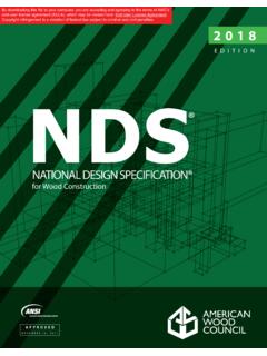 2018 National Design Specification - AWC
