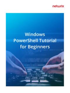 Windows PowerShell Tutorial for Beginners