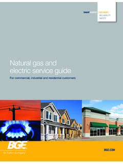 Natural gas and electric service guide