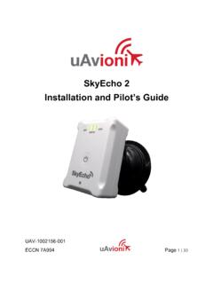 SkyEcho 2 User and Installation Guide REV H-AIC