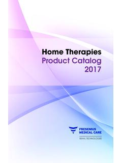 Home Therapies Product Catalog 2017 - FMCNA