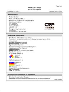 Page 1 of 8 Safety Data Sheet - Pentosin