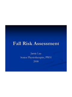 Fall Risk Assessment
