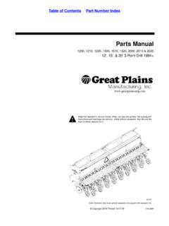 Parts Manual - Great Plains Manufacturing: Corporate