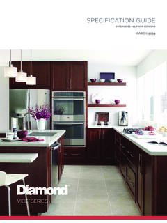 SPECIFICATION GUIDE - Diamond Cabinetry
