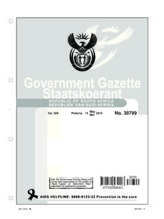 Government Gazette Staatskoerant