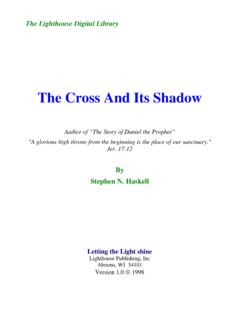 The Cross And Its Shadow - sdawebsites.net
