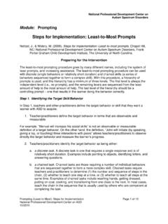 Steps for Implementation: Least-to-Most Prompts