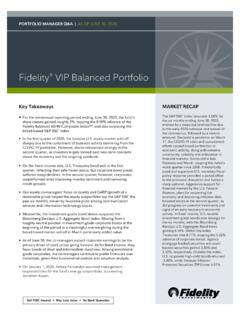 Fidelity VIP Balanced Portfolio - Fidelity Investments