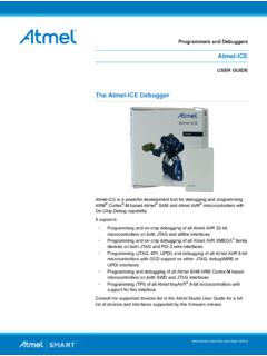 The Atmel-ICE Debugger - Microchip Technology