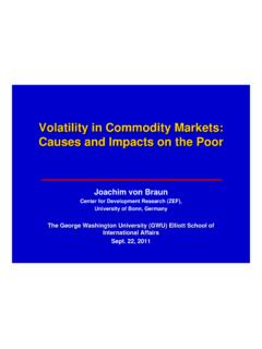 Volatility in Commodity Markets: Causes and Impacts on the …