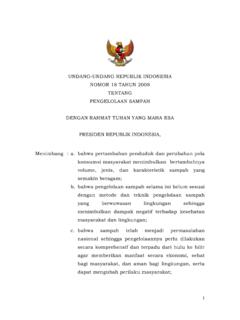UNDANG-UNDANG REPUBLIK INDONESIA DENGAN …