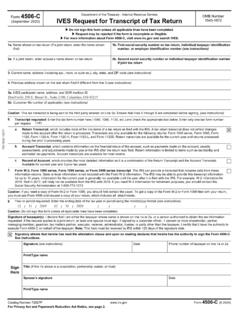 Form 4506-C OMB Number (September 2020) IVES Request …