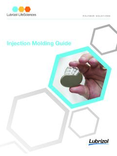Injection Molding Guide - Lubrizol