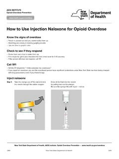 How to Use Injection Naloxone for Opioid Overdose