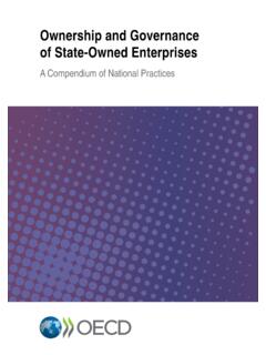 Ownership and Governance of State-Owned Enterprises