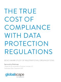 Whitepaper: The True Cost of Compliance with Data ...