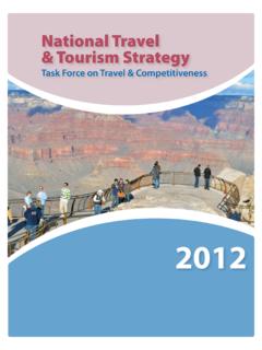 National Travel &amp; Tourism Strategy