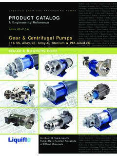 Gear &amp; Centrifugal Pumps - Liquiflo